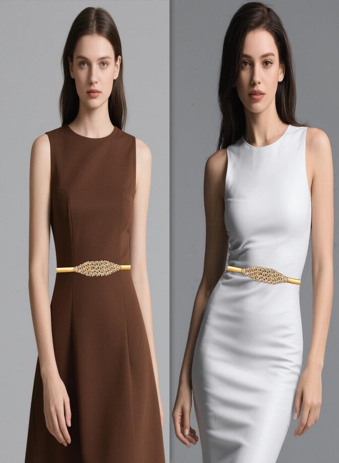 KAHIT Skinny Belt Women Chain Belt For Dress Waist Chain Belts For Women Metal Chain Belts For Fashion Thin Belt For Dresses (Gold, Suit for Waist Size 28"-33") - Image 4